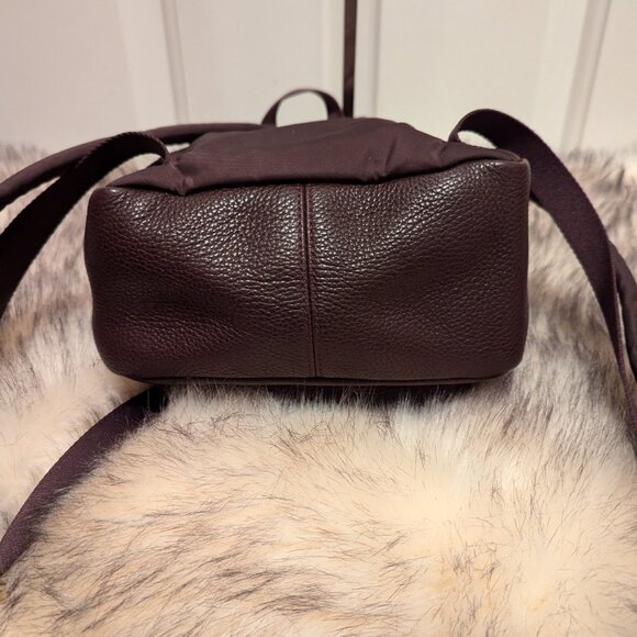 COACH F38263 CHARLIE MINI BACKPACK SHOULDER BAG IN PEBBLE LEATHER PRE-OWNED. - Picture 4 of 8